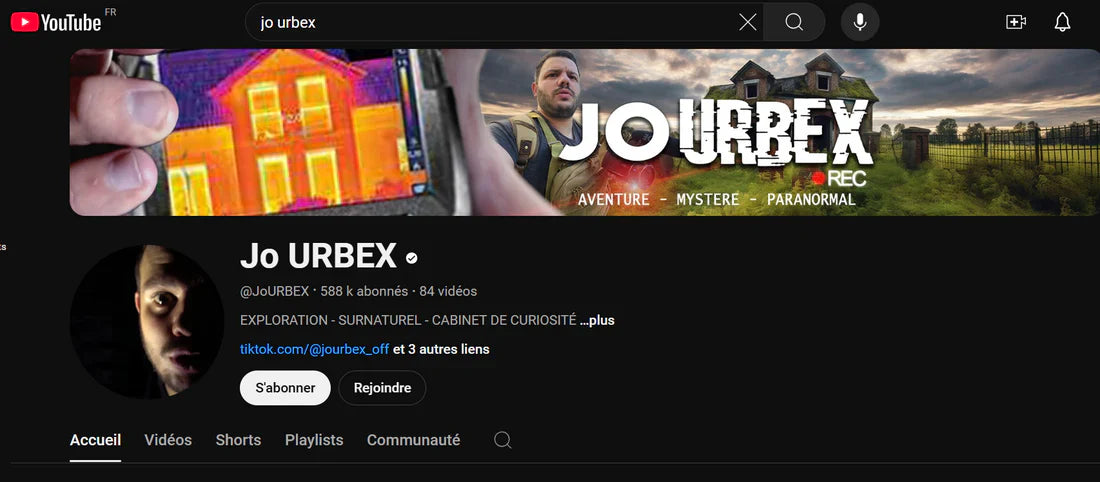 Découvrez Jo URBEX 